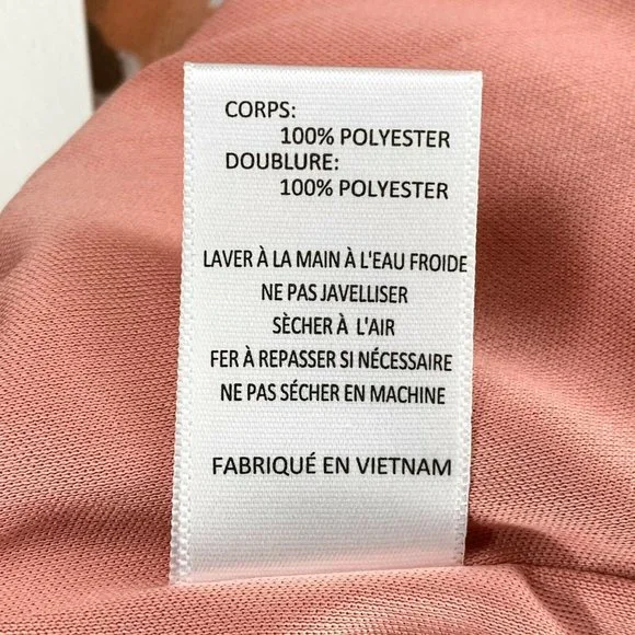 All in Favor Women's M Spaghetti Strap Ruched Front Dress Mauve Spots Dusty Pink - Picture 11 of 11